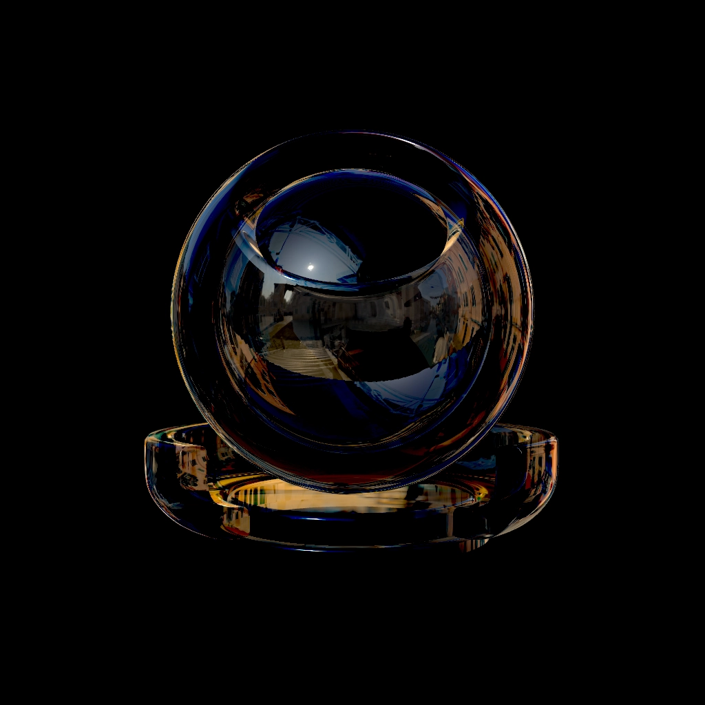 glass rendered by threejs