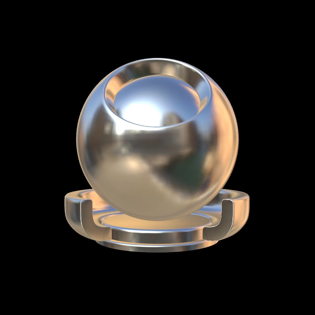 aluminum_brushed rendered by threejs