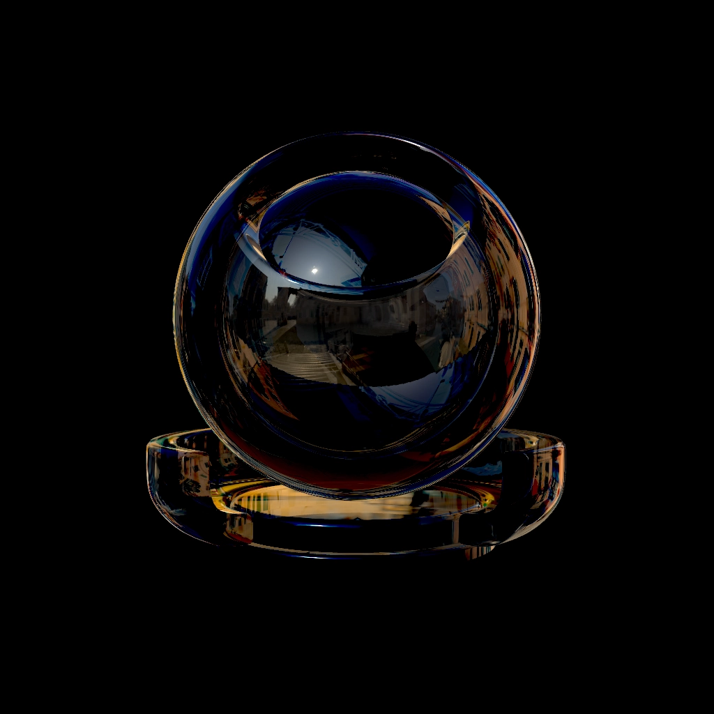 glass rendered by threejs