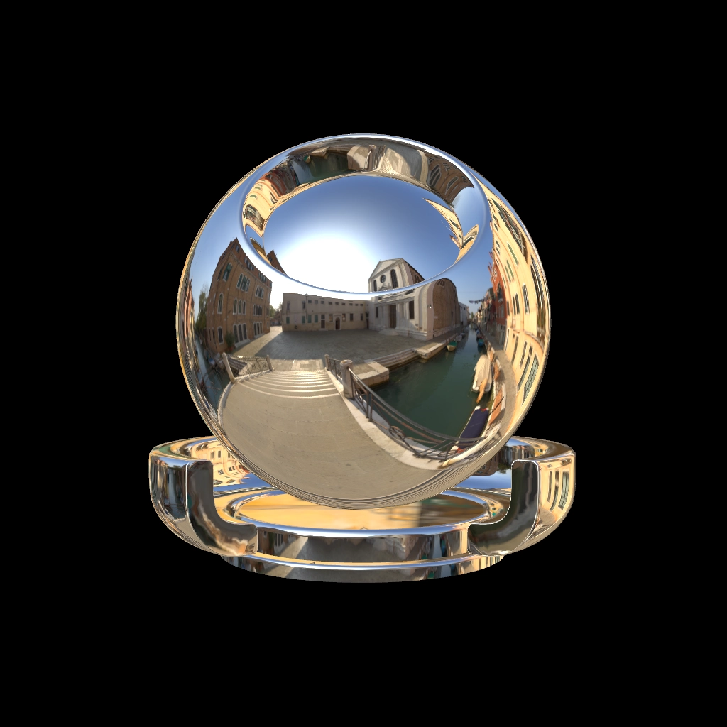 chrome rendered by threejs